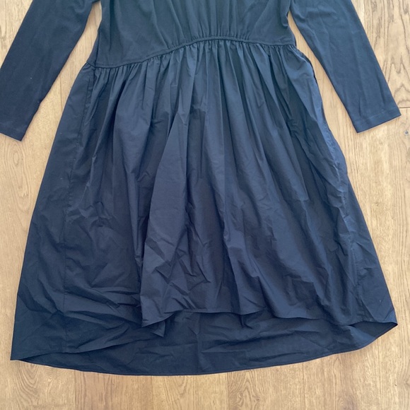 COS Asymmetric Gathered-Waist Midi Dress - Picture 8 of 14